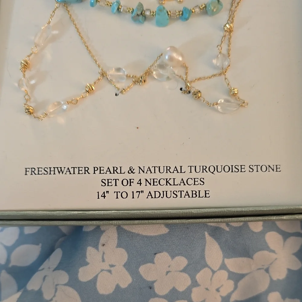 Turquoise Necklace Set - Picture 4 of 7